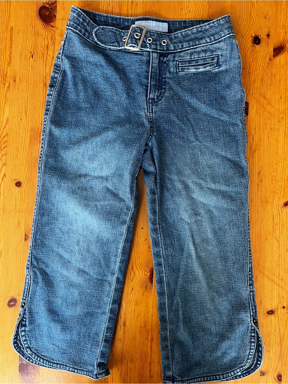 Jacob Jr Denim Capris with Belt